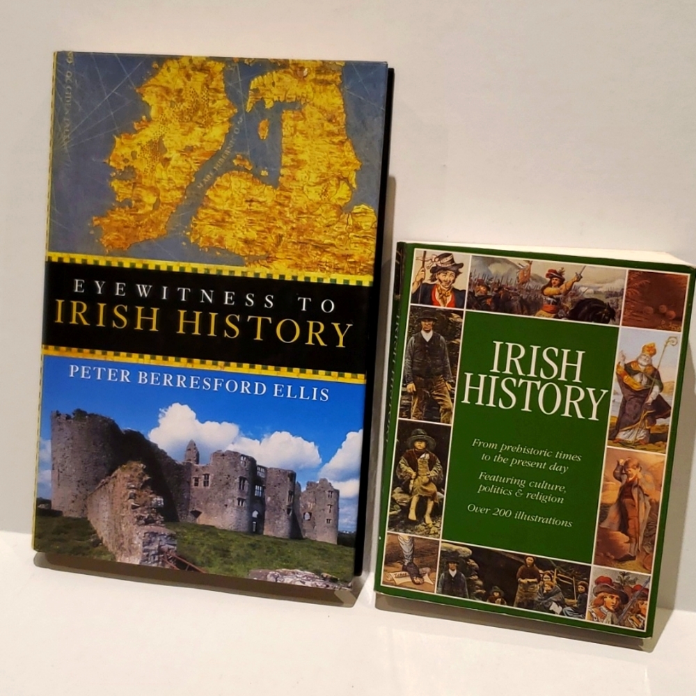 Irish History books,two